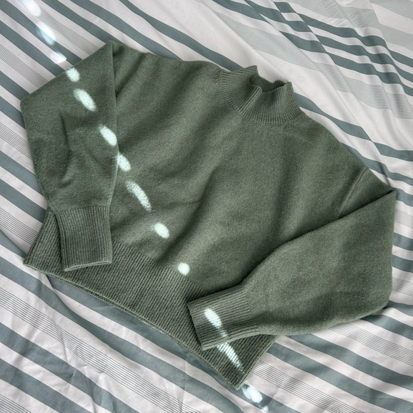 & Other Stories cropped mock neck sweater - Picture 1 of 5